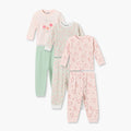 Pack x3 Pijamas de Algodón Manga Larga