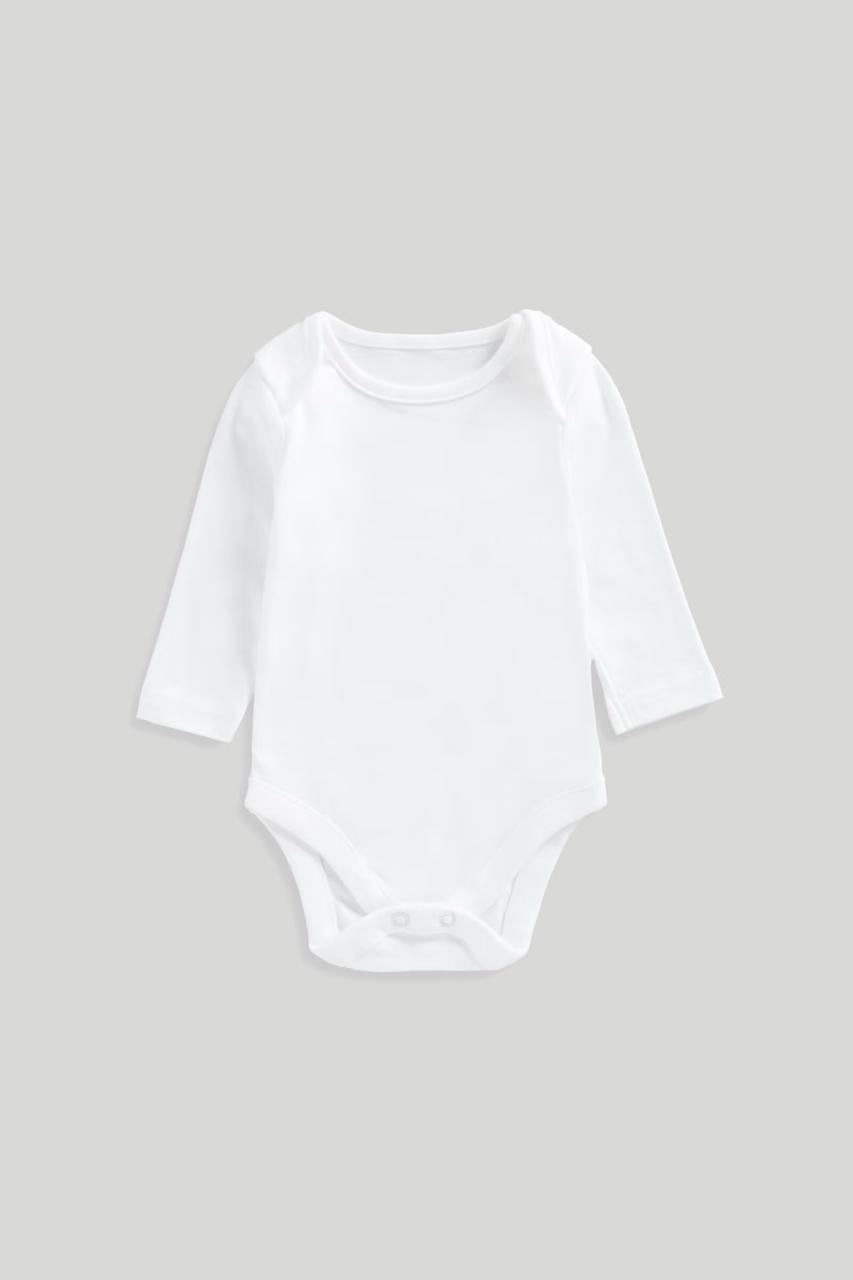 Pack x7 Bodies Blancos Manga Larga