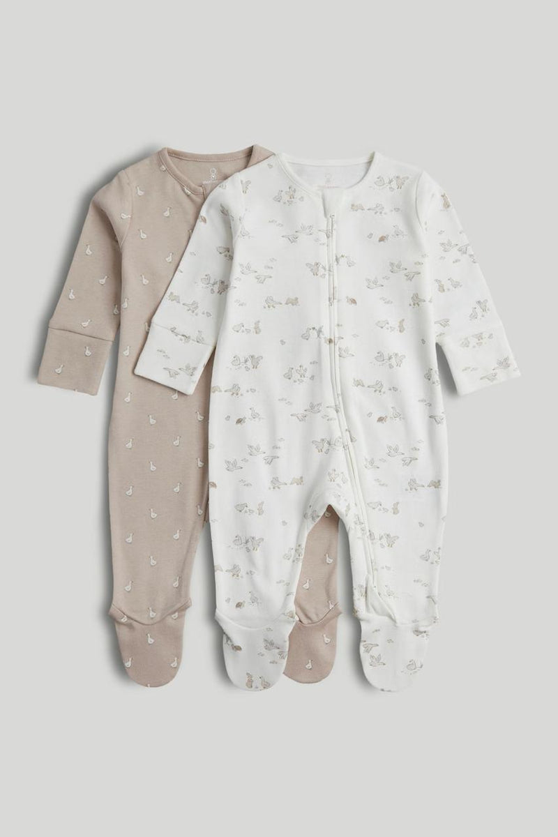 Pack x2 Pijamas Enterizas con Cremallera