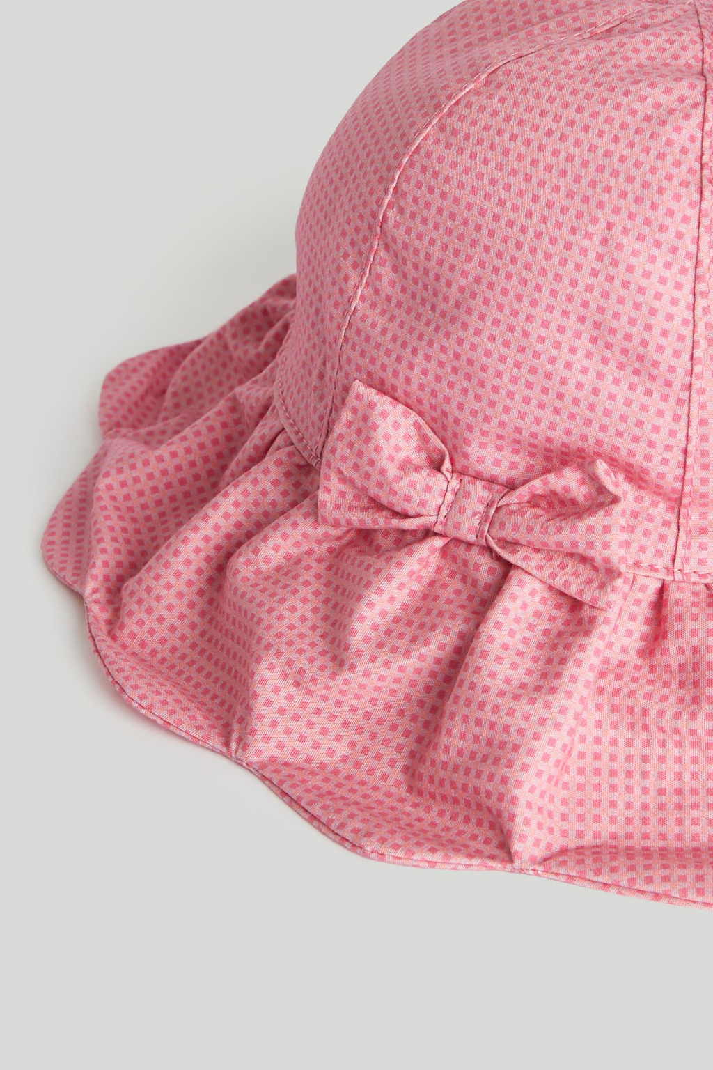 Sombrero Vichy Rosado UPF50+