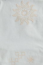 Blusa Bordada Azul