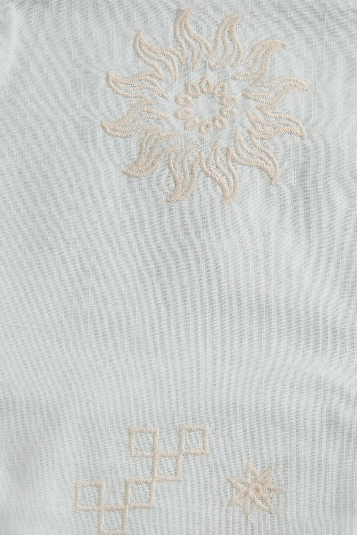 Blusa Bordada Azul