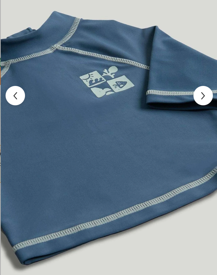 Pack x2 Camisetas de Baño Azules UPF50+