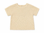 Top Tejido Crochet Crema