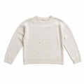 Buzo Tejido Gris con Tachas