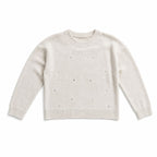 Buzo Tejido Gris con Tachas
