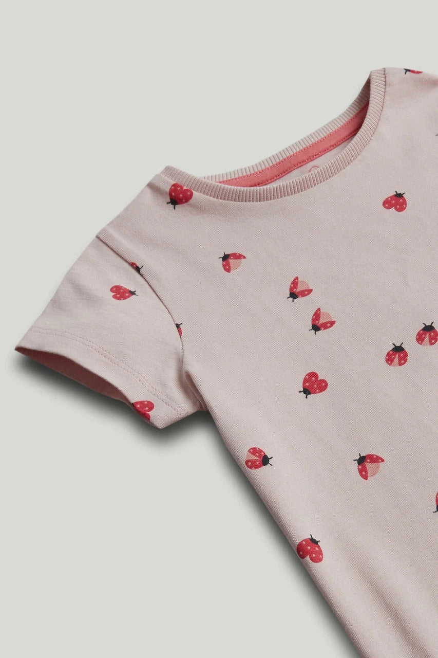 Set de Hoodie y Camiseta Mariquitas