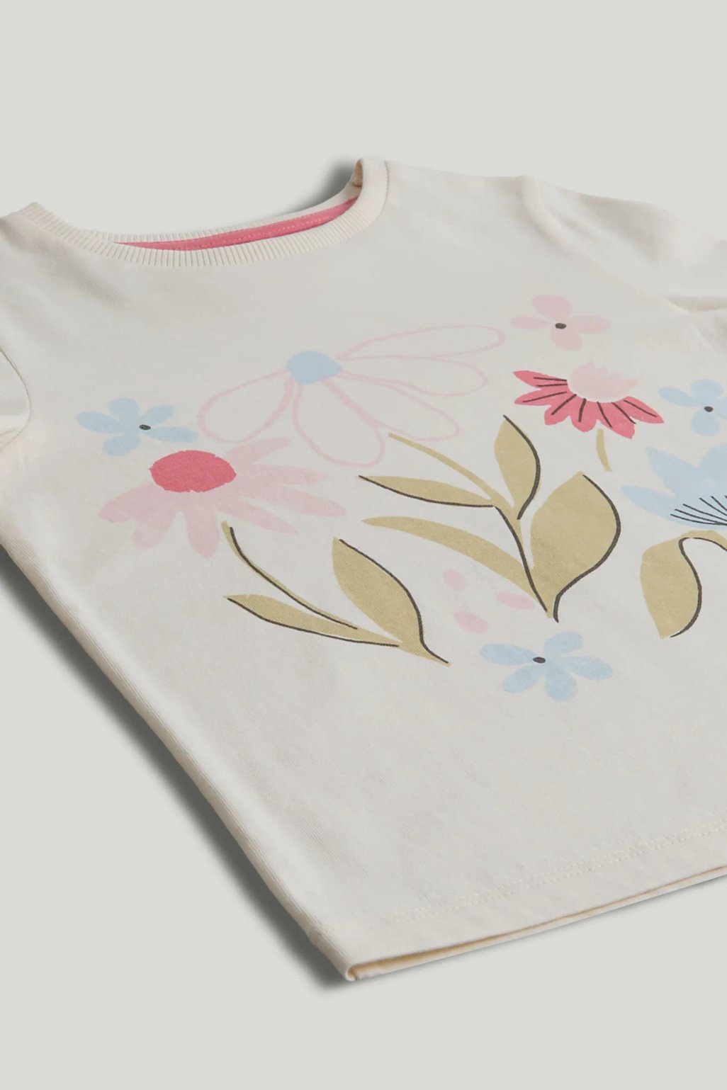 Camiseta Manga Larga Floral