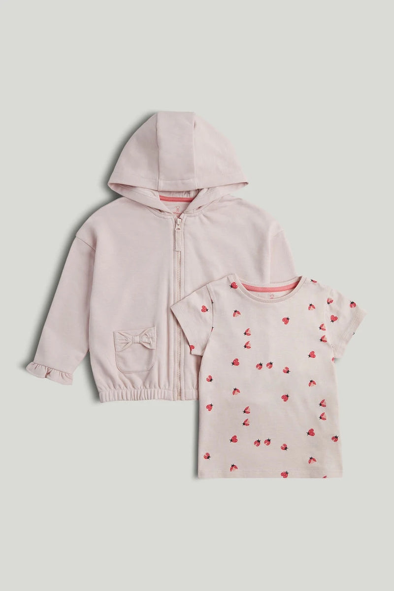 Set de Hoodie y Camiseta Mariquitas